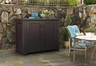 patio chic storage cabinet | rubbermaid