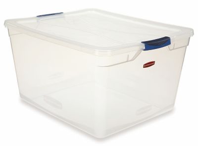 Clever Store Premium Latch - Clear Lid | Rubbermaid